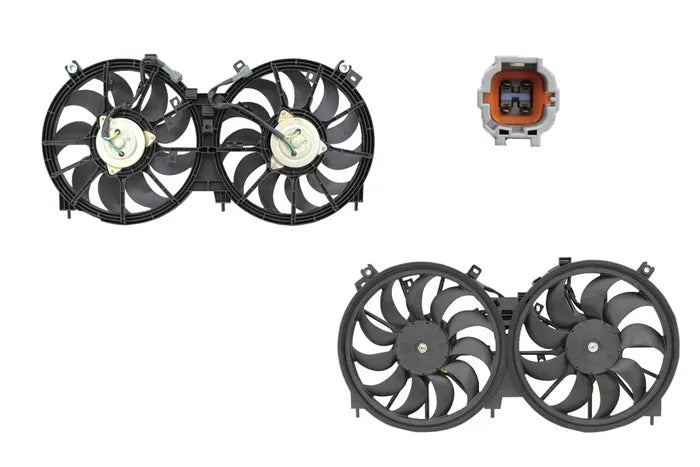 2008-2015 Nissan Murano Z51 Radiator Fan Assembly (Dual, 3.5L)