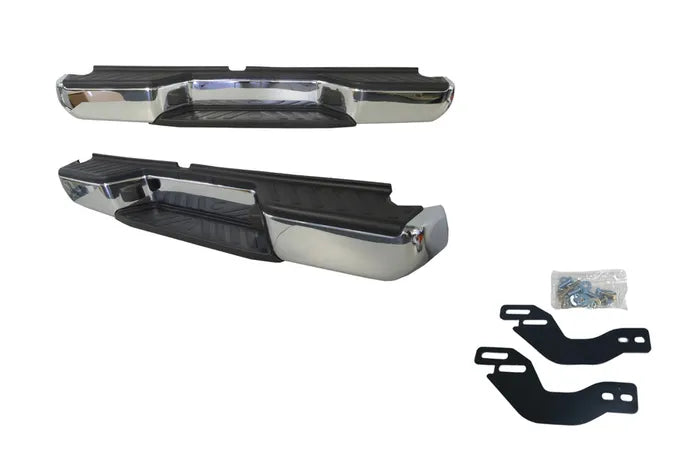 2005-2015 Nissan Navara D40 Rear Chrome Step Bar with Brackets
