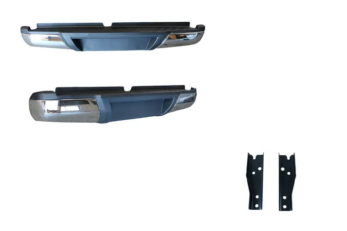 2015-2020 Nissan Navara D23 NP300 Rear Bar Cover (with Bracket, Black)