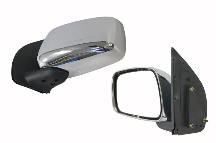 2005-2015 Nissan Navara D40 Manual Door Mirror (Left Hand Side) Chrome
