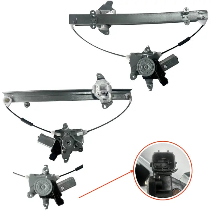 2015- ONWARDS Nissan Navara D23/NP300 ON Front Window Regulator Left Hand Side (2-Pin, With Motor)