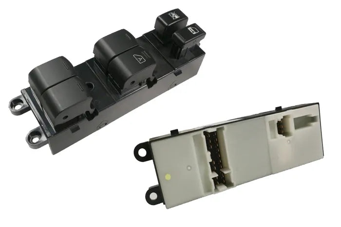 2005-2015 Nissan Navara D40 Front Main Window Switch (Right Hand Side, Dual Cab) with Centre Locking