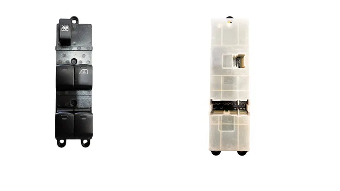 2005-2015 Nissan Navara D40 Front Main Window Switch (Right Hand Side, Dual Plug, 13+3 Pin)