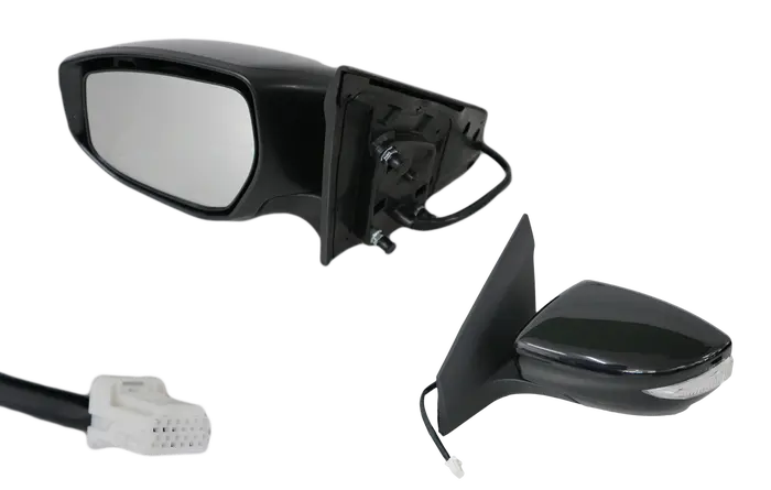 2012-2017 Nissan Pulsar B17 Electric Door Mirror (Left Hand Side with Blinker Light) Sedan