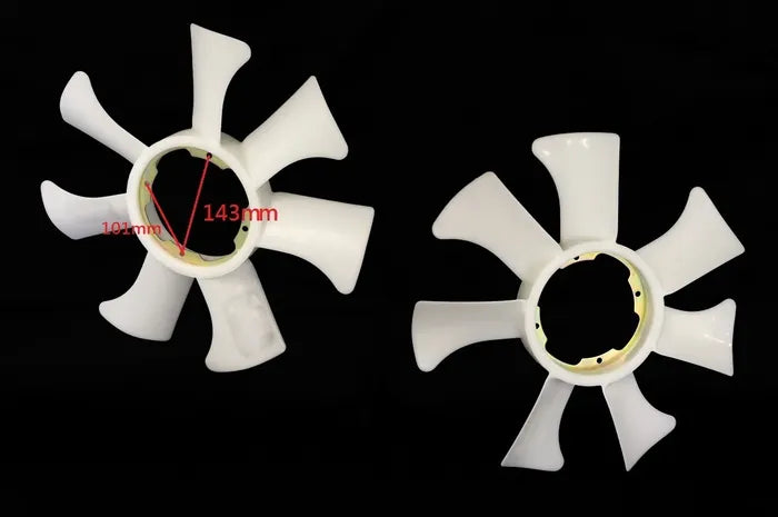 1988-2007 Nissan Patrol GQ/GU Engine Fan Blade (101mm Bolt)