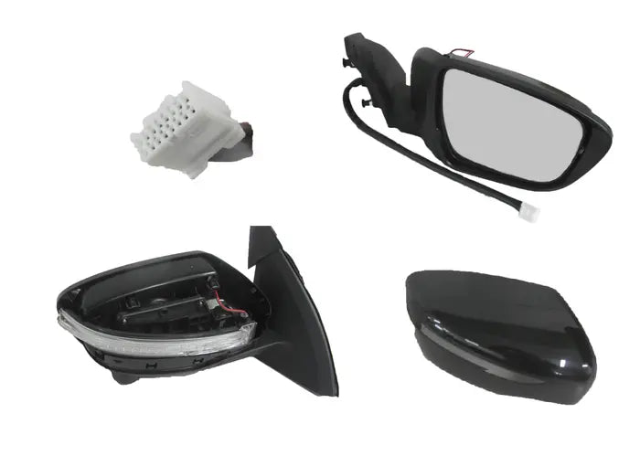 2014-2022 Nissan Qashqai J11 Door Mirror (Right Hand Side, Blinker Light, Folding, Heated, Camera)