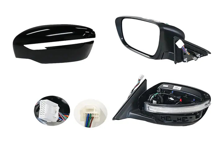 2014-2022 Nissan X-Trail T32 Door Mirror (Left Hand Side with Blinker Light and Folding)