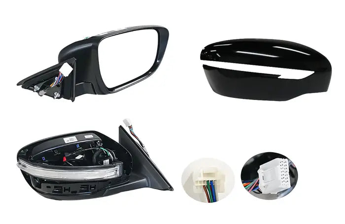 2014-2022 Nissan X-Trail T32 Door Mirror (Right Hand Side with Blinker Light and Folding)