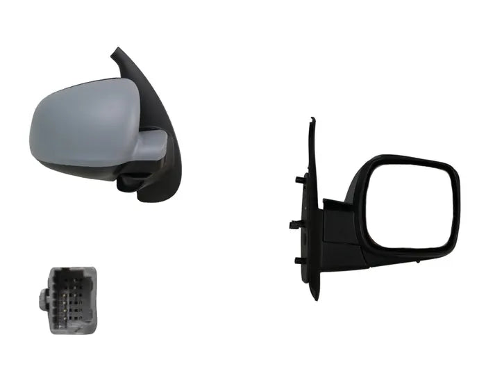 2010-2013 Renault Kangoo F61 Series 1 Electric Door Mirror (Right-Hand Side with Heating) Black