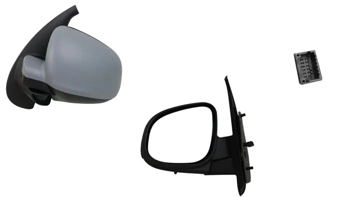 2013-2022 Renault Kangoo F61 Series 2 Electric Door Mirror (Left-Hand Side with Heating) Black