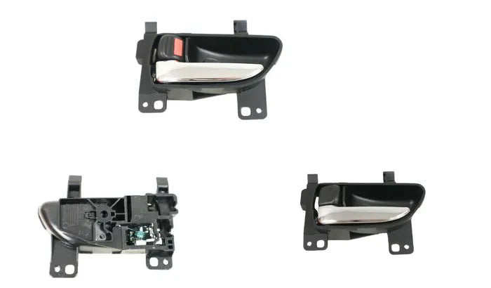 2008-2012 Subaru Forester SH/S3 Front Door Handle (Inner, Left-Hand Side) Black with Chromed Lever