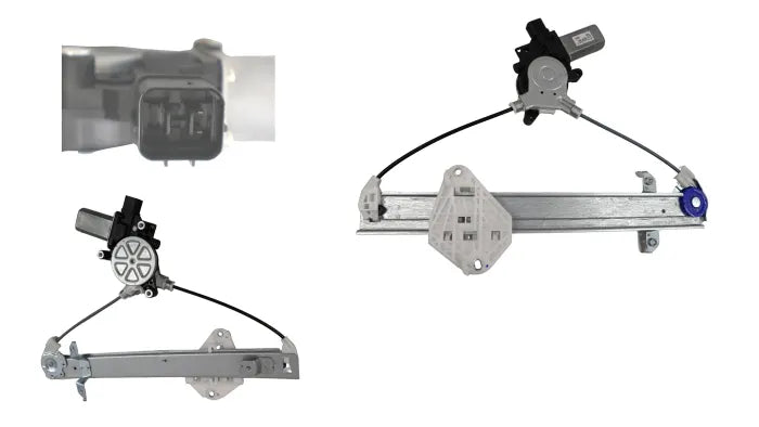 2007-2011 Subaru Impreza/WRX GE/GH/GR G3 Rear Window Regulator Left-Hand Side (2-Pin, With Motor)