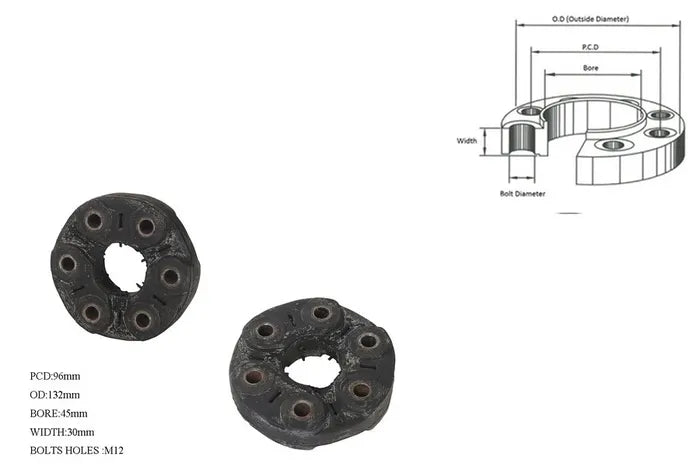 2004-2011 Ford Territory SX/SY Tail Shaft Coupling (PCD 96mm, Width 30mm)