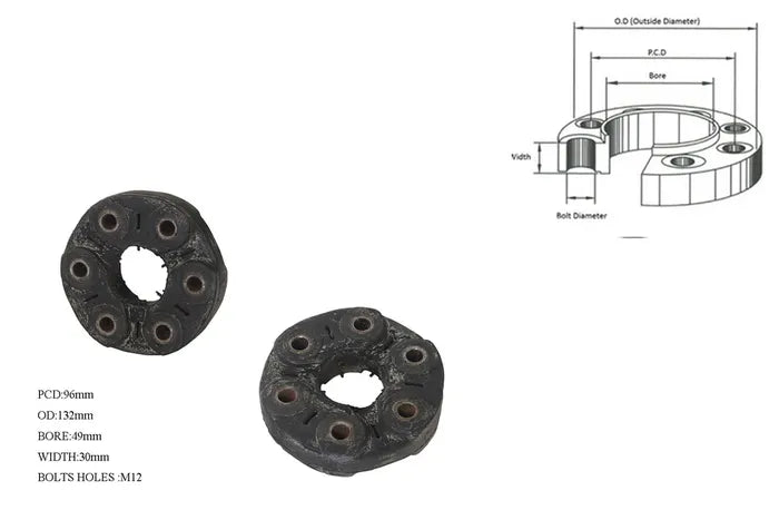 1994-2004 Land Rover Discovery 1/2 Tail Shaft Coupling (L318, PCD 96mm)
