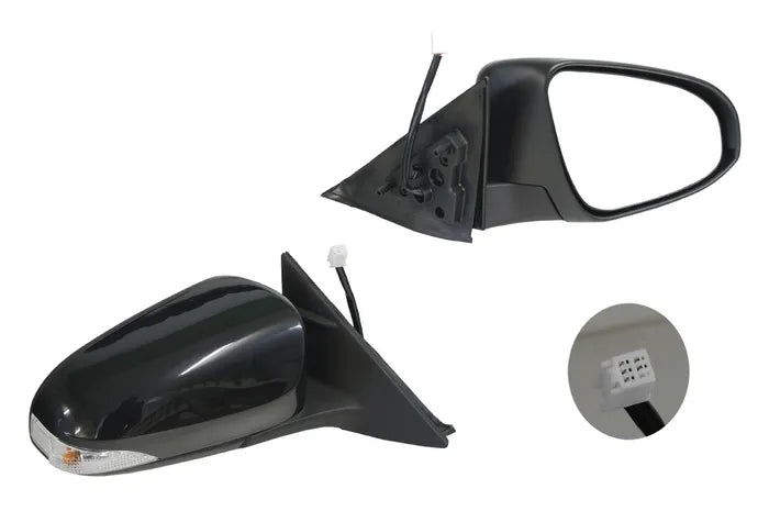 2012-2017 Toyota Aurion GSV50 Door Mirror (Right-Hand Side, with Lamp)