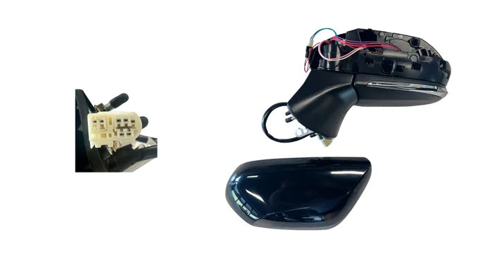 2017-2024 Toyota Camry ASV70/GSV70/AXVH71 Door Mirror (Left-Hand Side) with Indicator, Folding, 7-Pin Plug