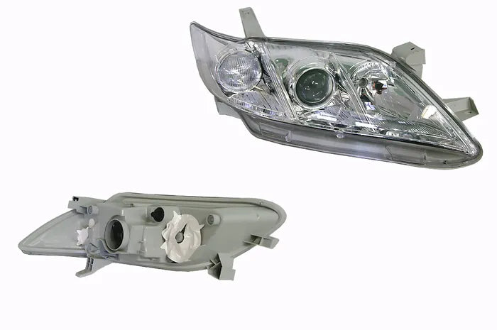 2006-2009 Toyota Camry ACV40 Headlight (Right-Hand Side, Chromed, Halogen H7/HB3)