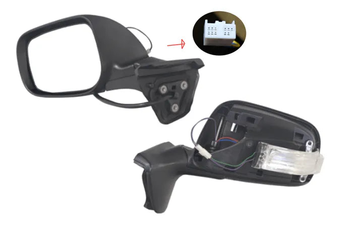 2009-2012 Toyota Corolla ZRE152 Door Mirror (Left-Hand Side, Electric, LED Light)
