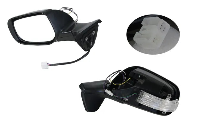 2009-2012 Toyota Corolla ZRE152 Door Mirror (Left-Hand Side, Electric, with Blinker Folding)