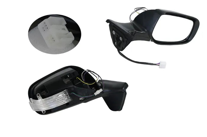 2009-2012 Toyota Corolla ZRE152 Door Mirror (Right-Hand Side, Electric, Folding, 7 Pin)