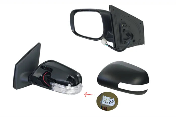2009-2013 Toyota Corolla ZRE152 Door Mirror (Left-Hand Side, Electric, with Blinker Folding)