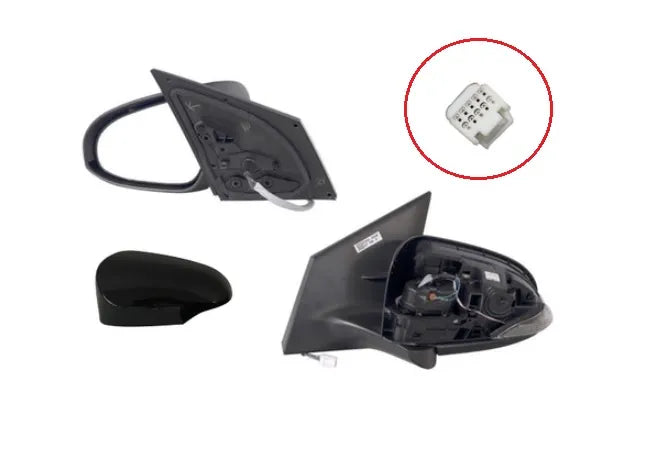 2013-2019 Toyota Corolla ZRE172 Door Mirror (Left-Hand Side, Electric, with Light & Folding)
