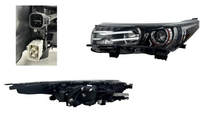 2013-2016 TOYOTA COROLLA ZRE172 SERIES 1 HEADLIGHT LEFT HAND SIDE
