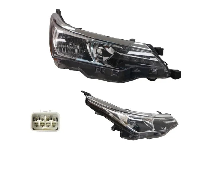 2016-2019 Toyota Corolla ZRE172 Sedan Headlight (Right-Hand Side, Halogen) with Motor