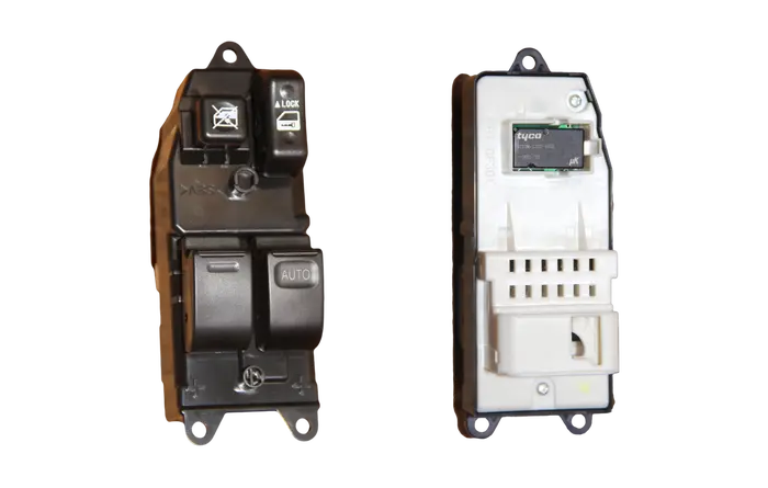 2001-2007 Toyota Corolla ZZE122/ZZE123 Front Main Window Switch (2 Buttons, Right-Hand Side)