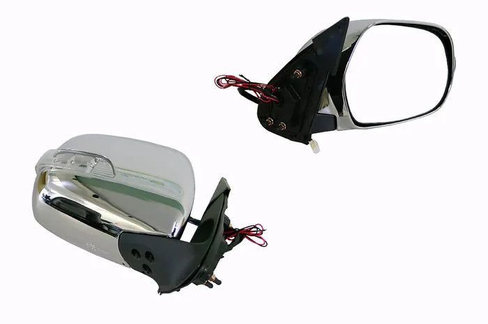 2005-2013 Toyota Hiace TRH/KDH Door Mirror (Right-Hand Side, Electric, Chrome with LED)