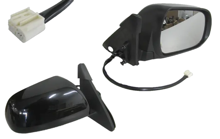 2007-2013 Toyota Kluger GSU40/GSU45 Door Mirror (Right-Hand Side, Black, Heated, Puddle Light)