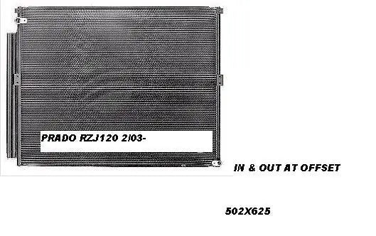 2003-2009 TOYOTA PRADO GRZ120R A/C CONDENSER