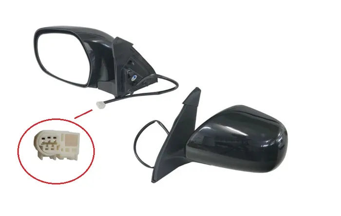 2003-2009 Toyota Prado J120 Electric Door Mirror (Black, Left-Hand Side) 3 Pin