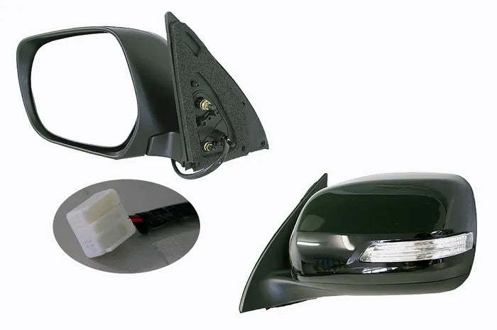 2009-2013 Toyota Prado J150 Door Mirror (Left-Hand Side, Electric, 5 Pin)