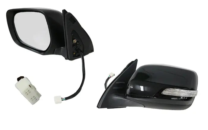 2013-2023 Toyota Prado J150 Front Door Mirror (Left-Hand Side, Heated, Folding, 9 Pin)