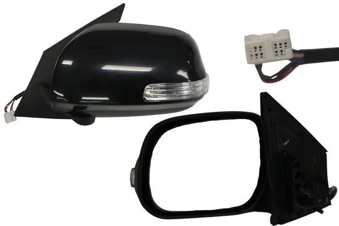 2008-2012 Toyota RAV4 ACA30 Front Door Mirror (Left-Hand Side, Electric, 9-Pin Plug)