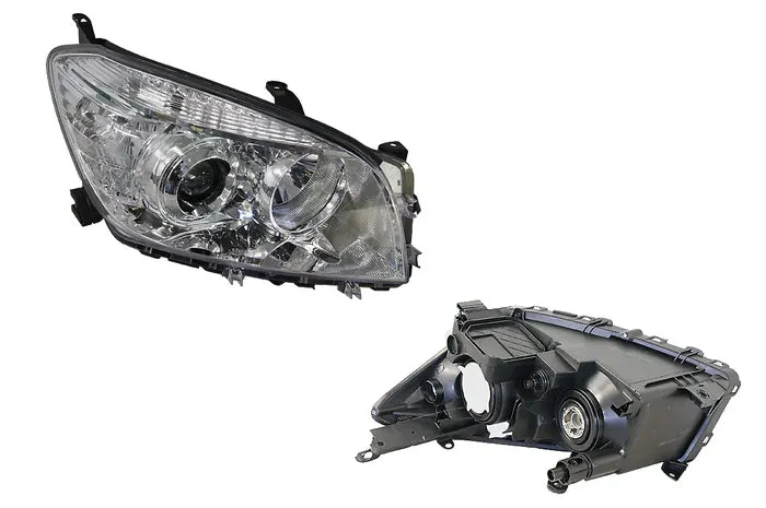 2006-2008 Toyota RAV4 ACA30 Headlight (Right-Hand Side, Chromed, HB3/H11, Manual Adjust)