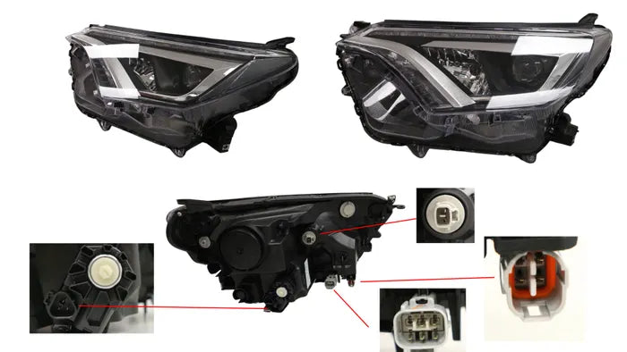 2015-2018 Toyota RAV4 40 Series Headlight (Left-Hand Side)