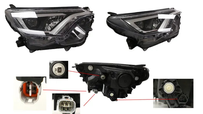 2015-2018 Toyota RAV4 40 Series Headlight (LED Leveling Adjuster Motor, Right-Hand Side)