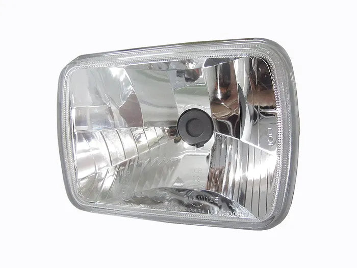 1990- ONWARDS Universal 7" x 5" Square Headlight (2BS) Crystal Clear