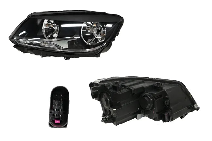 2010-2015 Volkswagen Caddy 2K/2KC Headlight (Left-Hand Side, with Motor, Indicator Bottom Centre)