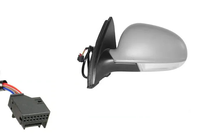 2009-2013 Volkswagen Golf MK6 Wagon Door Mirror (Left-Hand Side, Heated, with Indicator Light)