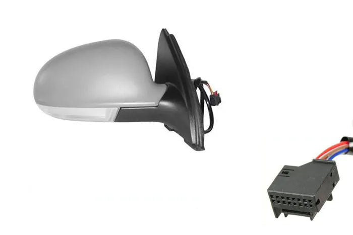 2009-2013 Volkswagen Golf MK6 Wagon Door Mirror (Right-Hand Side, Heated with Indicator)