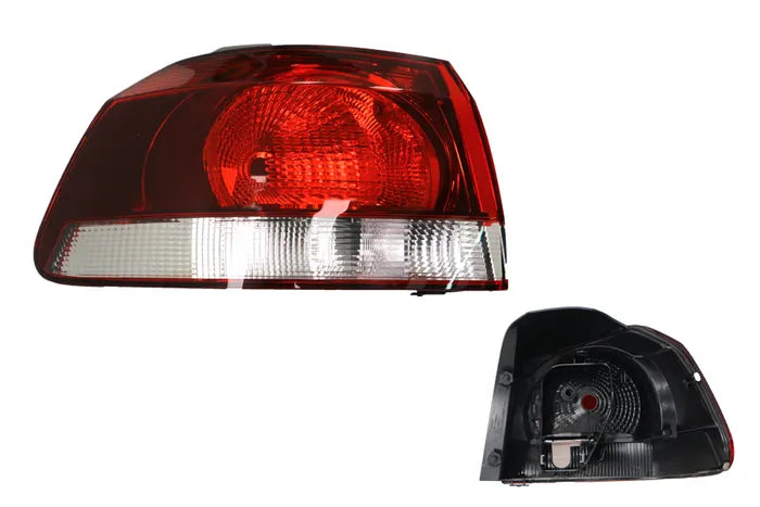 2009-2013 Volkswagen Golf MK6 Tail Light (Outer, Left-Hand Side) Hella Type Tinted