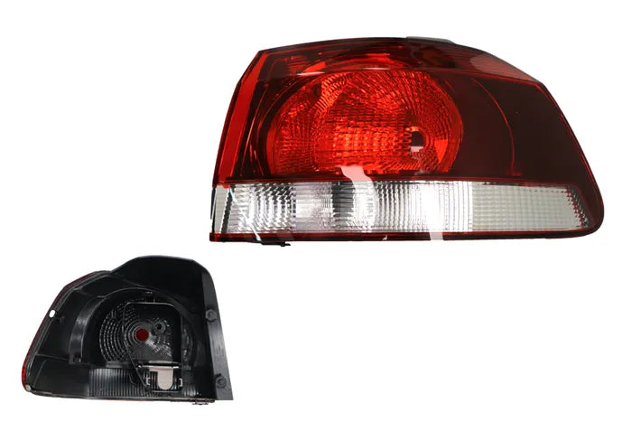 2009-2013 Volkswagen Golf MK6 Tail Light Outer (Right-Hand Side, Tinted Hella Type)