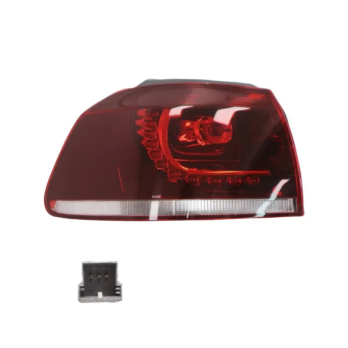 2009-2013 Volkswagen Golf R MK6 Tail Light (Outer, Left-Hand Side) LED Tinted R Type