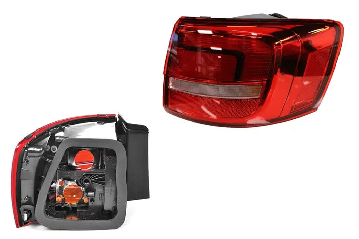 2014-2017 Volkswagen Jetta 1B Tail Light Outer (Clear Red, Right-Hand Side)