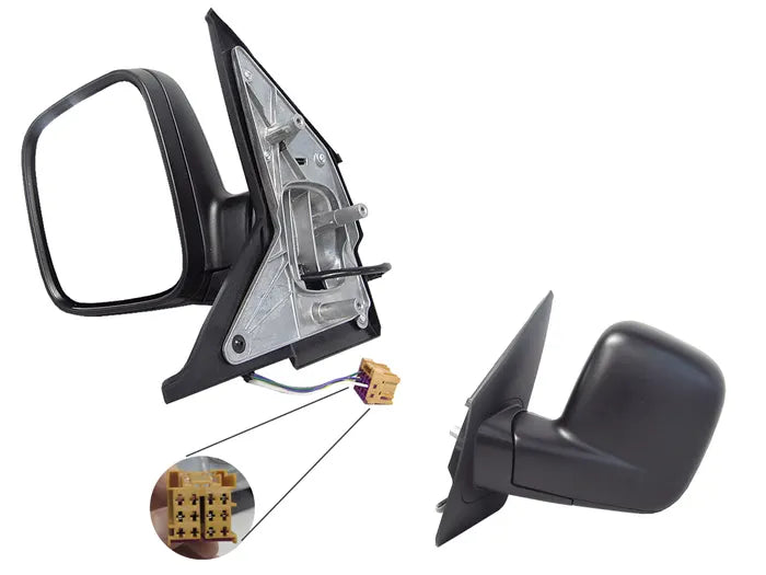 2004-2009 Volkswagen Transporter T5 Door Mirror (Left-Hand Side, Electric, 5 Pin)