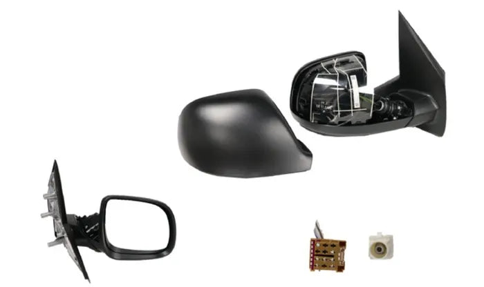2015-2024 Volkswagen Transporter T6 Door Mirror (Right-Hand Side, Heated, Antenna, Texture Black)